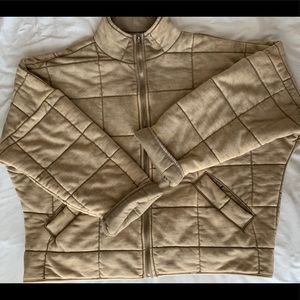 Forever21 Quilted Jacket, Brown. Plus Size 0X